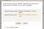 Samsung Kies - Firmware update