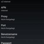 Samsung Galaxy S2 - APN konfigurieren