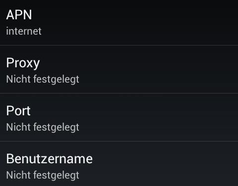 Android 4 Ice Cream Sandwich – kein Internetempfang