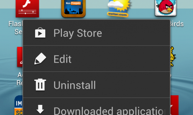 Samsung Galaxy S3 – move menu icon