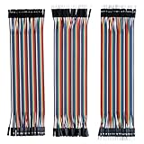 Elegoo Jumper Wire 40x 20cm Female-Female, Male-Female, Male-Male Kabel Steckbrücken 28AWG Drahtbrücken für Arduino Raspberry Pi (3er Set) Elegoo Jumper Wire 40x 20cm Female-Female, Male-Female, Male-Male Kabel Steckbrücken 28AWG Drahtbrücken für Arduino Raspberry Pi (3er Set)